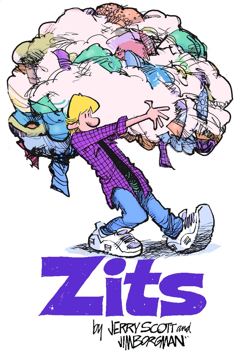 Zits comic strip artwork by Jerry Scott and Jim Borgman